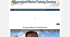 Desktop Screenshot of marinetrainingqld.com